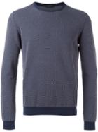 Zanone - Crew Neck Jumper - Men - Cotton - 52, Blue, Cotton