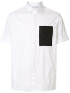 Neil Barrett Zipped Chest Pocket Shirt - White