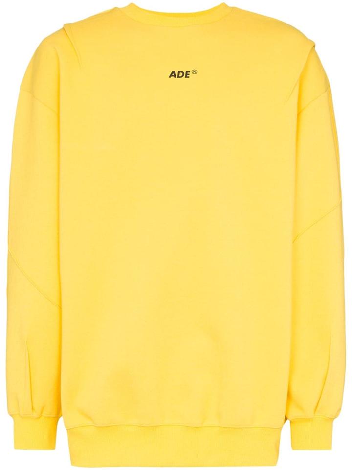 Ader Error Basic Logo Sweatshirt - Yellow