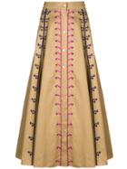 Temperley London Expedition Midi Skirt - Nude & Neutrals
