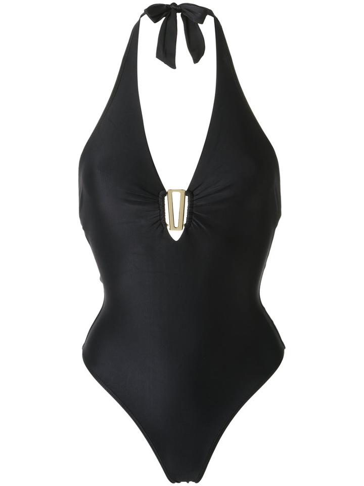 Lygia & Nanny - Halter Neck Swimsuit - Women - Polyamide/spandex/elastane - 44, Black, Polyamide/spandex/elastane
