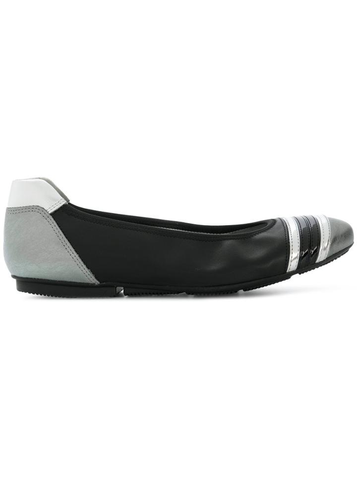 Hogan 'wrap 144' Ballerinas - Black