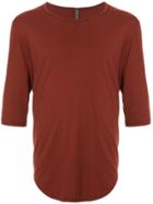 Kazuyuki Kumagai 3/4 Sleeves T-shirt - Red