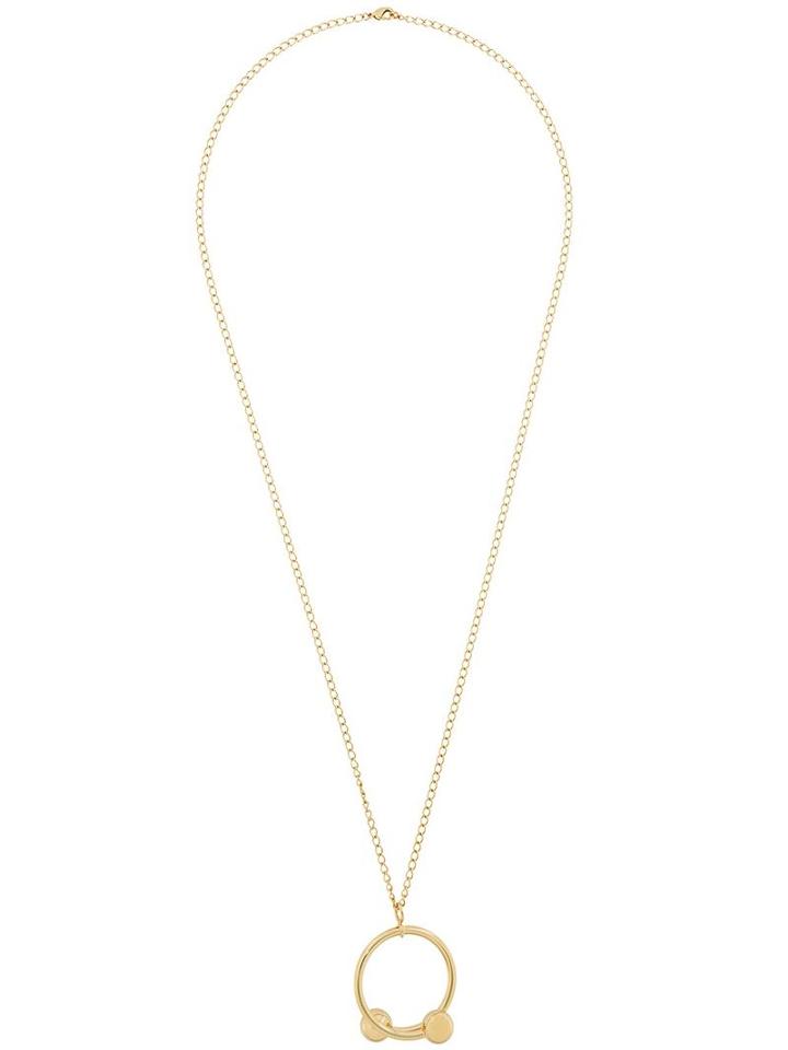 J.w.anderson Ring Necklace, Women's, Metallic