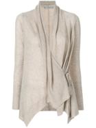 Vince Tie Waist Cardigan - Brown