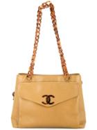 Chanel Vintage Tortoiseshell Tote Bag - Brown
