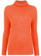 Cecilia Prado Turtle Neck Tricot Blouse - Yellow & Orange