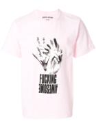 Fucking Awesome Fingers T-shirt - Pink & Purple