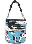 Ermanno Scervino Woven Bucket Shoulder Bag - Multicolour