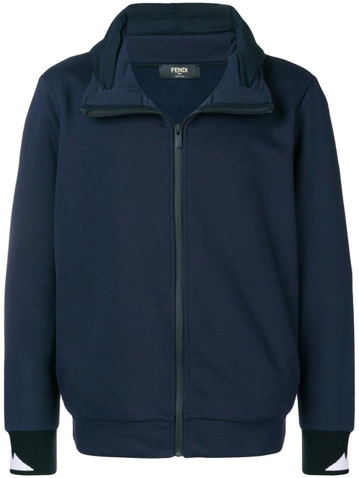 Fendi Felpa C/cappuccio - Blue
