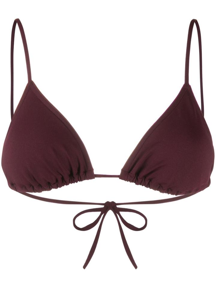 Eres Tied Bikini Top - Red