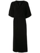 Osklen Cachecoeur Eco Midi Dress - Black