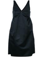 Rochas Flared Sleeveless Dress - Black