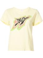 Re/done Logo Graphic T-shirt - Yellow & Orange