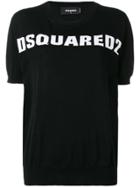 Dsquared2 Logo Knit Top - Black