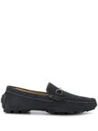 Corneliani Square Toe Loafers - Blue