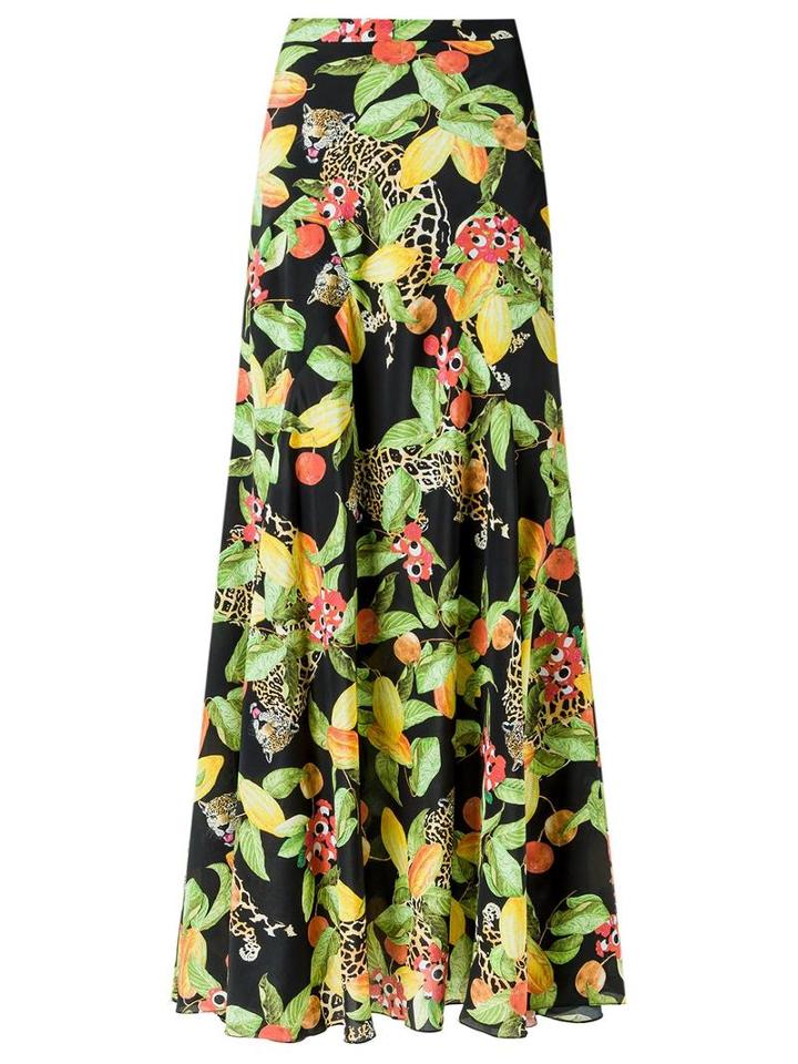 Isolda - Silk Maxi Skirt - Women - Silk - 36, Black, Silk