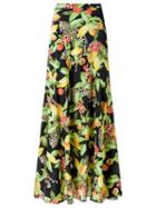 Isolda - Silk Maxi Skirt - Women - Silk - 36, Black, Silk