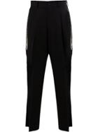 Comme Des Garçons Ripped Seam Trousers - Black