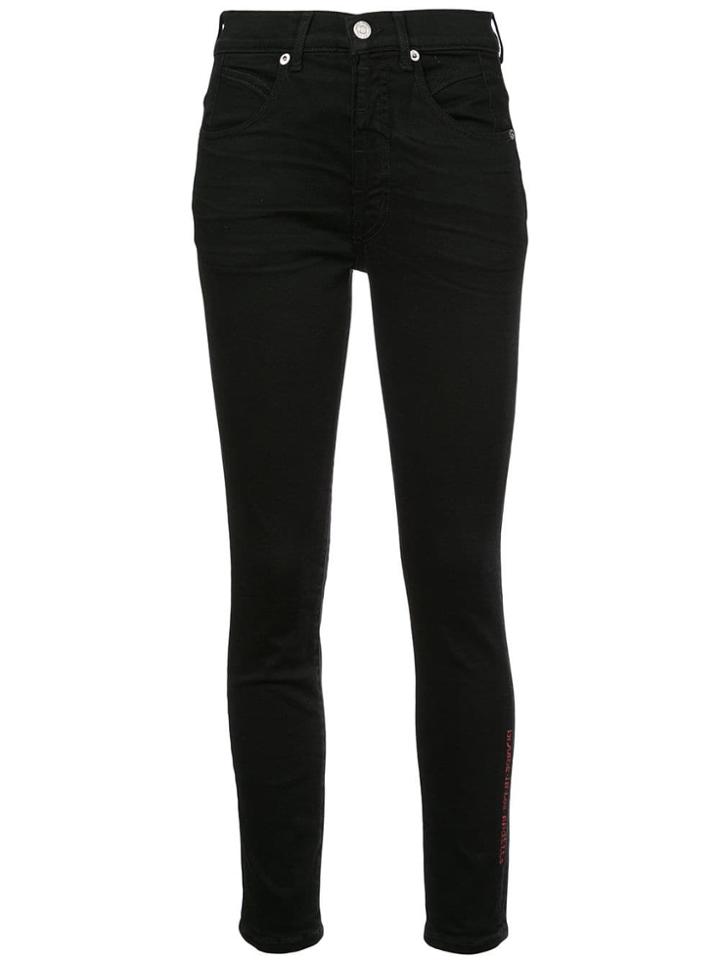 Adaptation Seamed Skinny Jeans - Black