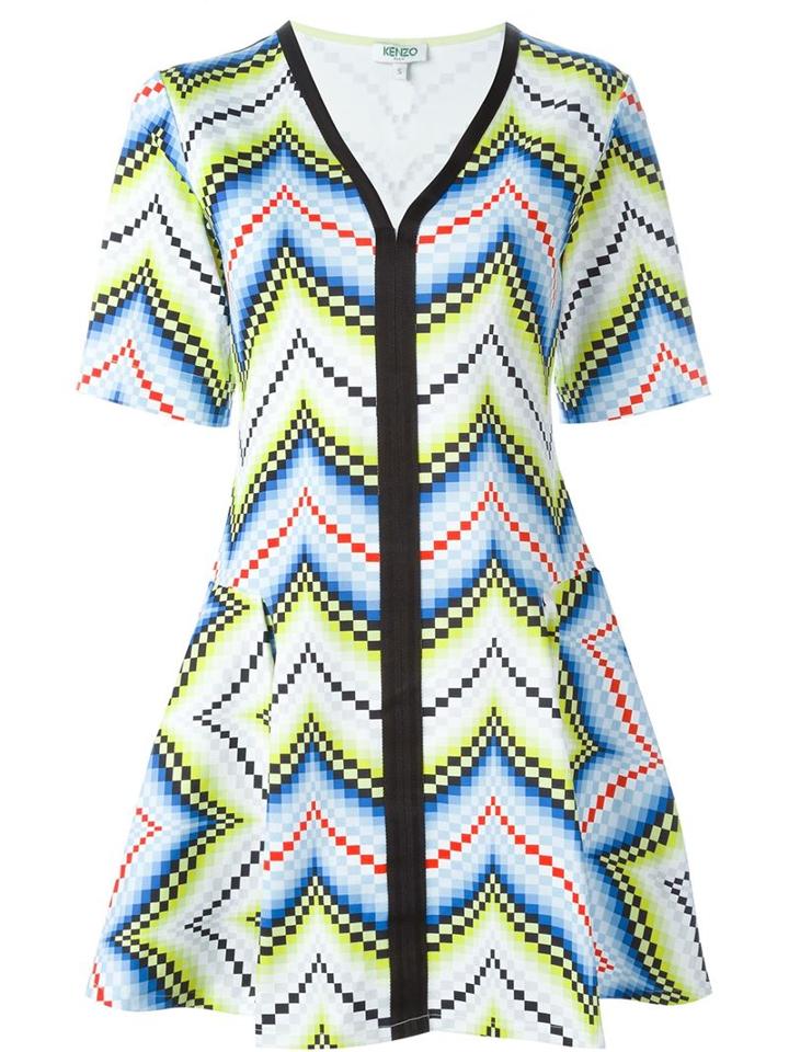 Kenzo Chevron Dress