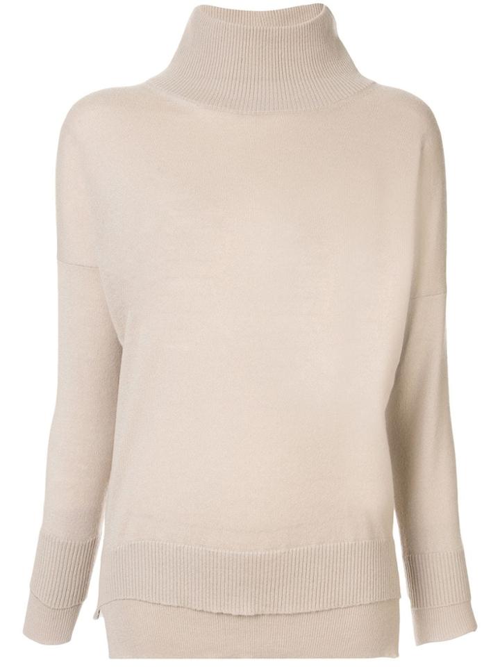 Lorena Antoniazzi Roll Neck Jumper - Neutrals