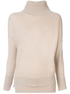 Lorena Antoniazzi Roll Neck Jumper - Neutrals