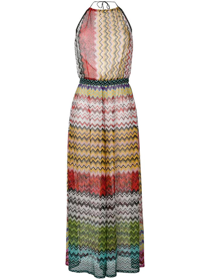 Missoni Zig-zag Halter-neck Dress - Multicolour