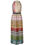 Missoni Zig-zag Halter-neck Dress - Multicolour