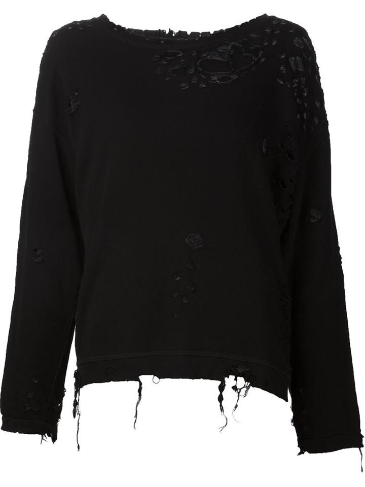 Rta 'beal' Sweatshirt, Women's, Size: Xs, Black, Cotton/polyester