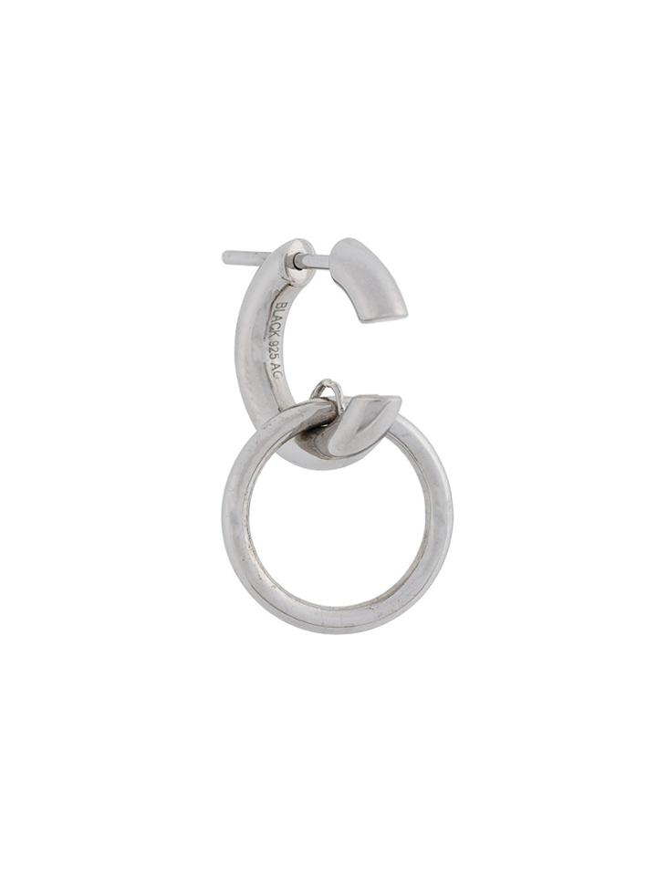Maria Black Twin Earring - Grey