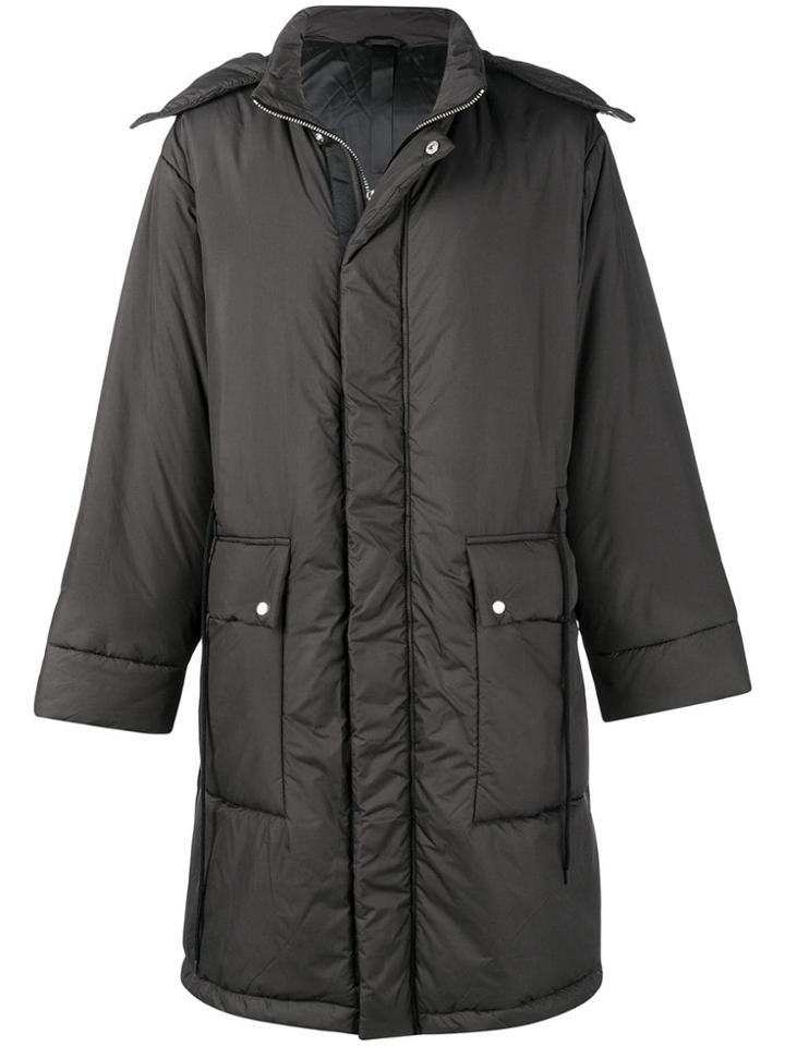Odeur Oversized Padded Coat - Black