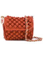 M Missoni Crochet Mini Shoulder Bag - Red