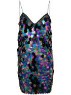 Oseree Sequined Mini Dress - Black