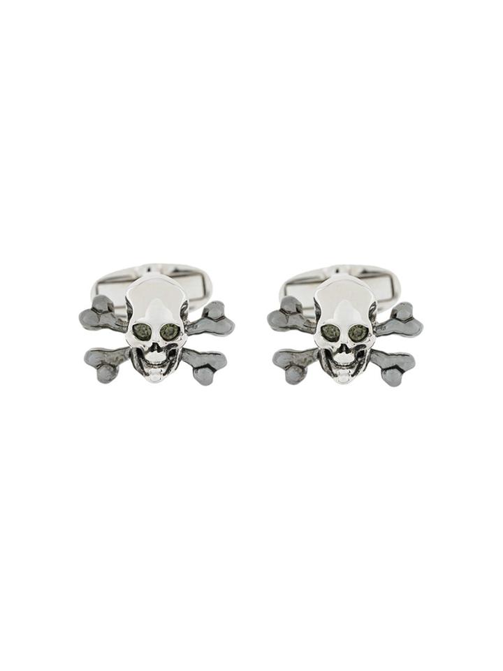 Paul Smith Black Label Skull Cufflinks - Metallic