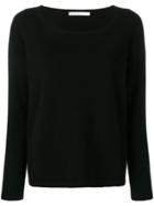 Gentry Portofino Cashmere Knitted Sweater - Black