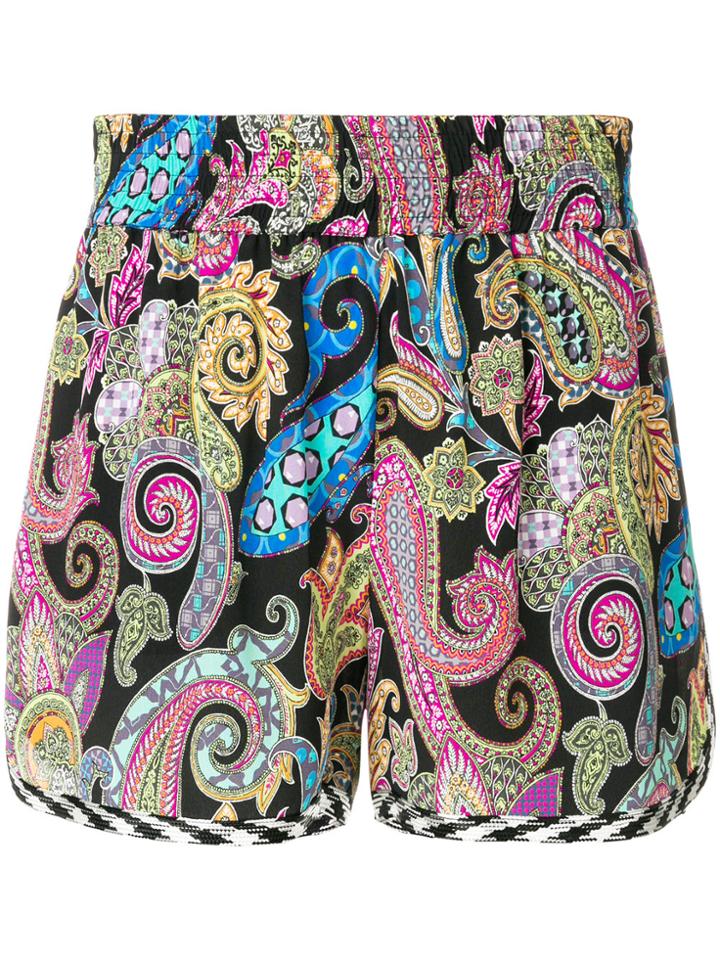 Etro Paisley Printed Shorts - Multicolour