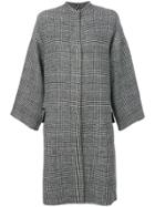Ava Adore Glen Check Coat - Black