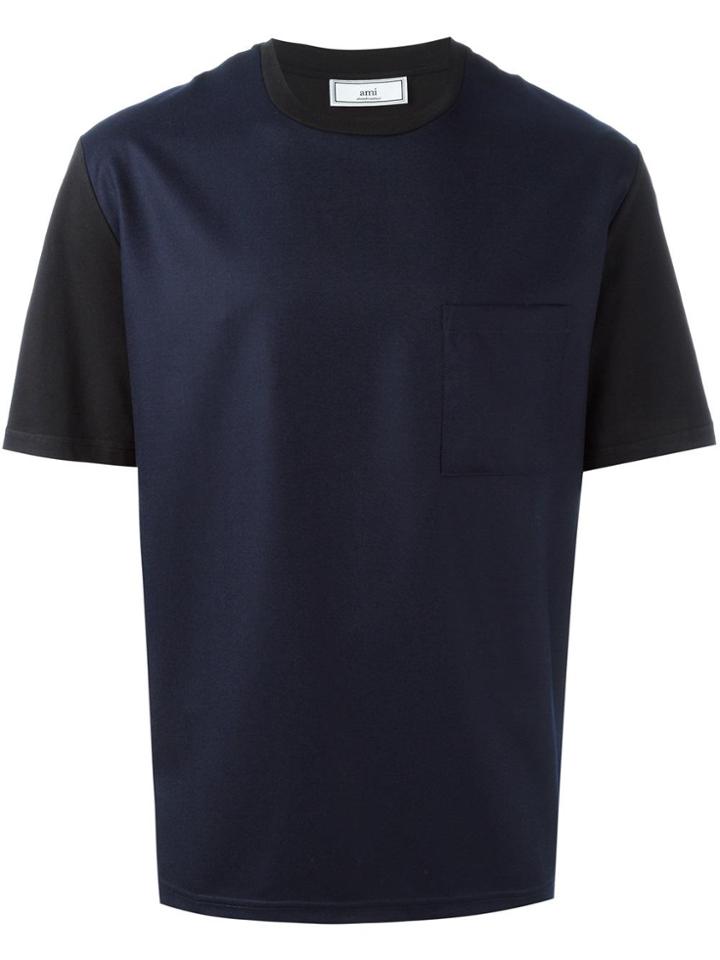 Ami Alexandre Mattiussi Chest Pocket T-shirt - Black