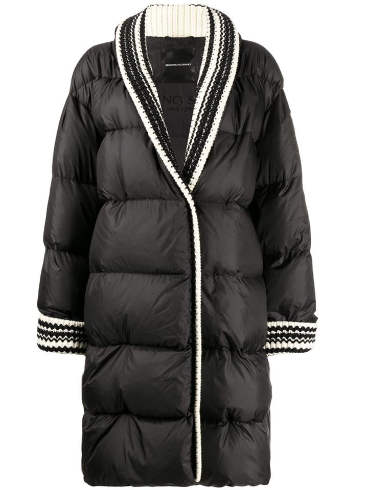 Ermanno Scervino Puffer Down Coat - Black