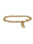 Versus Logo Charm Chain Necklace - Gold