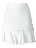 Giambattista Valli Flared Mini Skirt - White