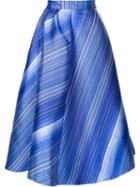 Vika Gazinskaya Striped A-line Skirt