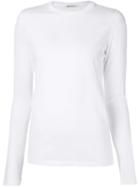 T By Alexander Wang Longsleeved T-shirt, Women's, Size: S, White, Cotton