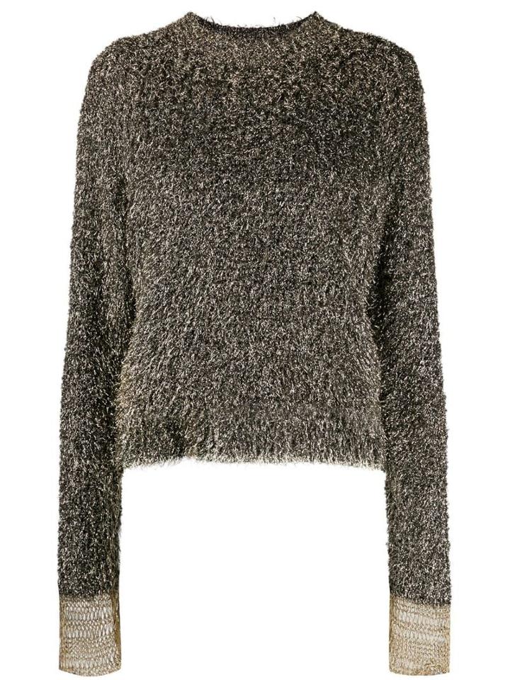 Sonia Rykiel Metallized Jumper - Gold