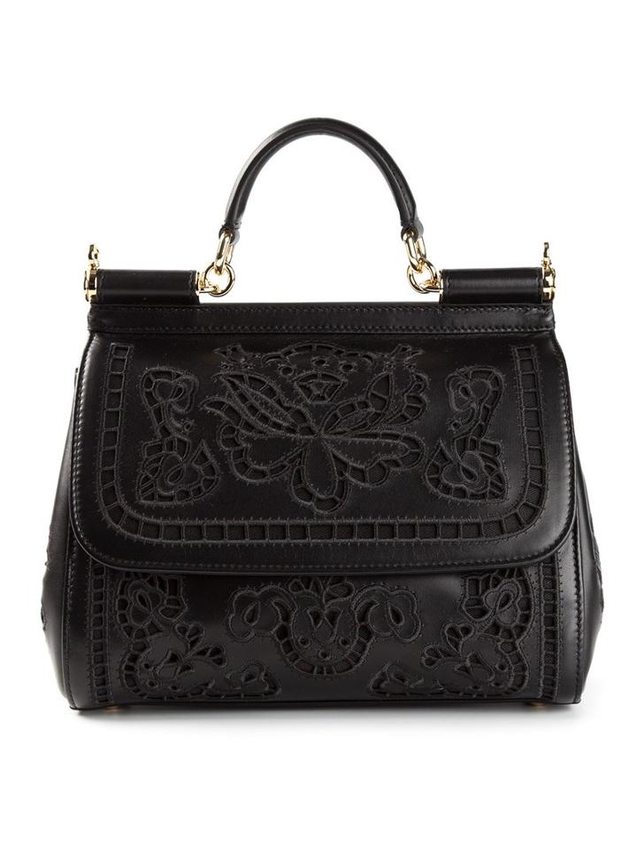 Dolce & Gabbana - Medium 'sicily' Tote - Women - Calf Leather - One Size, Black, Calf Leather