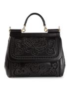 Dolce & Gabbana - Medium 'sicily' Tote - Women - Calf Leather - One Size, Black, Calf Leather