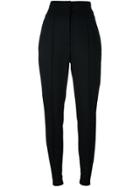 Alexandre Vauthier Pleated Tapered Trousers - Black