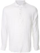 Venroy Pop Over Henley Shirt - White