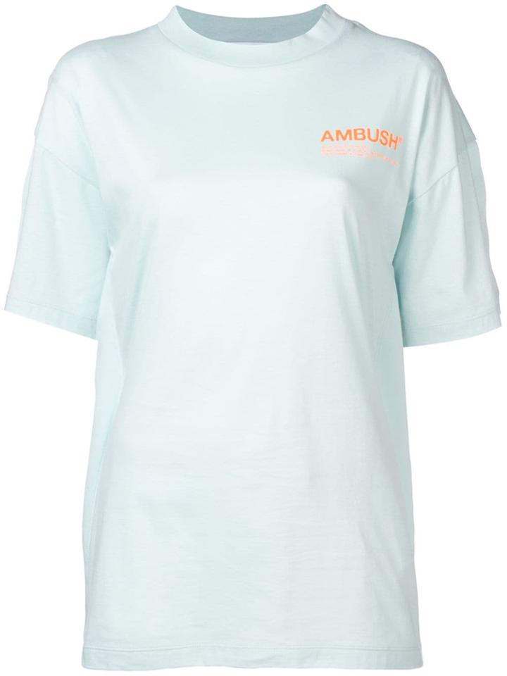 Ambush Contrast Logo T-shirt - Blue